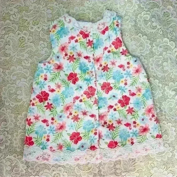 Little Me Child Size 18 Months MultiColor Flamingo Two-Piece Outfit - Picture 10 of 16